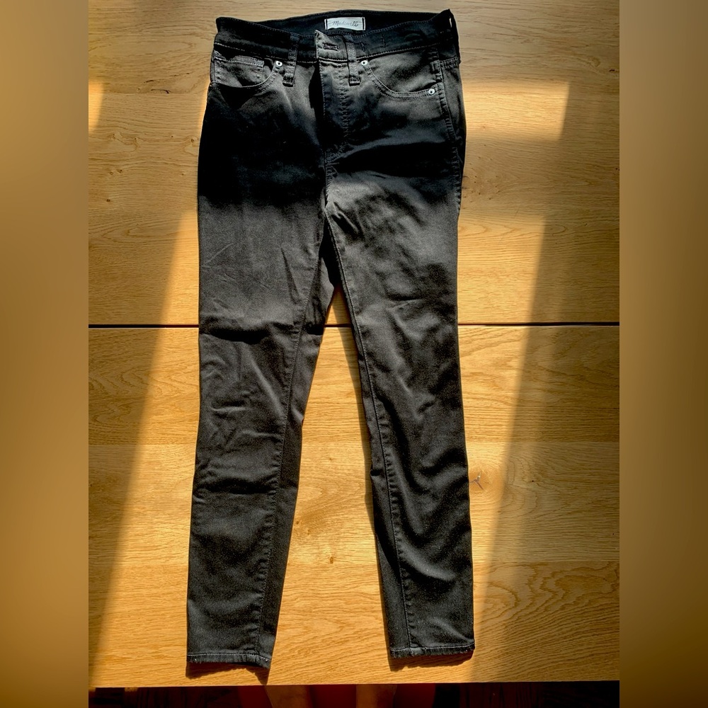 Madewell Black 10” High Rise Skinny 26P